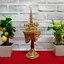 ชฎา เทริด มโนราห์ (เกรดพรีเมี่ยม) ขนาด 5 นิ้ว พร้อมฐานตีลายประดับเพชร