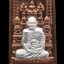 เหรียญโต๊ะหมู่ กรรมฐาน54 หลวงพ่อจรัญ เนื้อนวะหน้าเงิน ชุดกรรมการ หมายเลข 184 โค๊ด ก. กรรมการ ซองซีลเดิม สวย ไม่ช้ำ