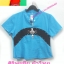 เสื้อผ้าไทย เสื้อผ้าฝ้าย เสื้อใส่ผ้าซิ่น เสื้อผ้าฝ้ายสีฟ้าปักโลหะสีเงิน เสื้อผ้าไทยสีฟ้าใส่วันแม่