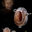 หลวงปู่เจือ วัดกลางบางแก้ว เบี้ยแก้ เลี่ยมเงินลงยา 3 หู จารมือ เดิมจากวัด สภาพคัดสวย ตรงตามรูป พร้อมใบคาถาเดิม รับประกันความแท้ ตลอดชีพ