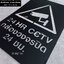 ป้ายกล้องวงจรปิด 24 ชม. CCTV ป้ายความปลอดภัย ป้ายสแตนเลส สไตล์โมเดิร์น มินิมอล ลอฟท์