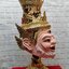 พ่อแก่ตาไฟ ฤาษี ขนาดครอบ (หน้าสีเนื้อ)