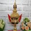 ท้าวเวสสุวรรณ ขนาดกลาง งานละเอียด เรซิ่นปิดทอง พร้อมฐานปิดทอง
