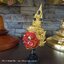 ครุฑ ขนาดจิ๋ว เรซิ่น พร้อมฐานสีดำ (ตั้งหน้ารถ)