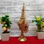 ชฎาพระ เกรดพรีเมี่ยม (ขนาดกว้าง 5 นิ้ว) พร้อมฐานตีลายประดับเพชร