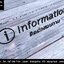 ป้าย Information ป้ายติดต่อสอบถาม ป้ายชื่อตั้งโต๊ะสวยๆ สไตล์โมเดิร์น มินิมอล