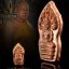 ปรกใบมะขาม รุ่นแรก เนื้อทองแดง เสกไตรมาส ปี พ.ศ.2550 หลวงพ่อเอื้อน วัดวังแดงใต้ จ.พระนครศรีอยุธยา