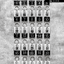พวงกุญแจเลขตู้ LOCKER มี QR CODE อะคริลิคพื้นใส ติดสติ๊กเกอร์กลับหลัง สไตล์โมเดิร์น มินิมอล เรียบหรู