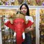 ชุดเศียรครู ขนาดครอบ งานกระดาษ พร้อมฐานไม้สีแดง
