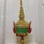 เศียร พระลักษณ์ ขนาดครอบ พร้อมฐานไม้อัดสีแดงฟรี