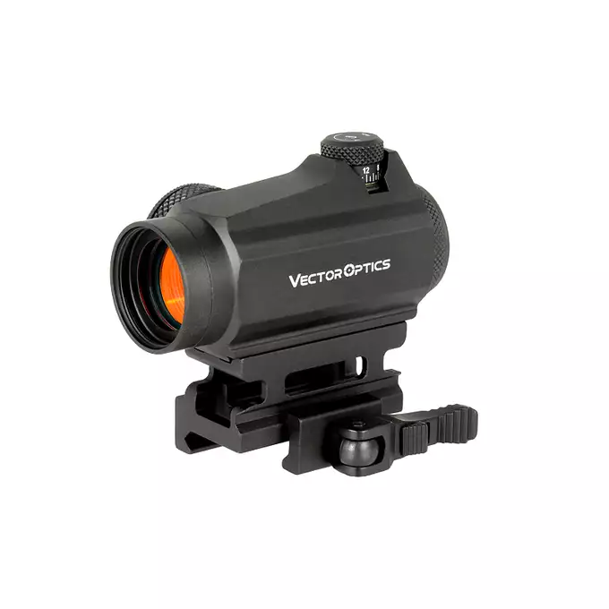 New. Red Dot Maverick-II 1x25 - Vector Optics วัสดุ แข็งแรงทนทาน ต่อทุกสภาพอากาศ กันละอองน้ำได้ในระดับหนึ่ง รูปร่างกระทัดรัด ทนแรงรีคอยน์ได้ดี เป้าเล็ง 3MOA หน้าเลนส์ 25mm เป้าเล็งสามารถปรับความสว่างของเป้าได้ 11ระดับ ใช้ถ่าน CR2032 1ก้อน ขอล๊อคปลดไวติดตั
